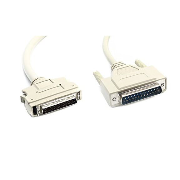 RiteAV 6ft HPDB50 to DB25 SCSI Male to Male Cable Beige