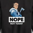 thumbnail image 3 of Avatar - The Last Airbender - Sokka Nope - Youth Crewneck Fleece Sweatshirt, 3 of 5