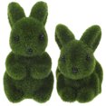 thumbnail image 1 of 2Pcs Decorative Bunny Adornment Lovely Rabbit Model Indoor Tabletop Rabbit Decoration, 1 of 8