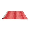 thumbnail image 2 of Ahgly Company Machine Washable Indoor Rectangle Abstract Red Modern Area Rugs, 4' x 6', 2 of 4