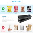 thumbnail image 6 of Mini Bag Sealer, AMIR Rechargeable Bag Heat Sealers 2 in 1 Sealer and Cutter Vacuum Sealer Mini Bag Sealer for Plastic Bags Food Snacks Storage Kitchen, 6 of 8