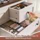 thumbnail image 5 of WXXRRR Dresser for Bedroom with 7 Drawers White Dresser with Smooth Metal Rail TV Stand for Bedroom, Hallway, 15" D x 51.2" W x 31.5" H, Antique White, 5 of 9