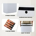 thumbnail image 4 of Bote de basura BestOffice, automático, 50 litros, 13 galones, con tapa cepillada, 4 of 7