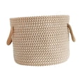 thumbnail image 3 of Cesta tejida de cuerda de algodón, cesta de almacenamiento, organizador de frutas y artículos diversos, cesta de juguete tejida a mano, cesto para la, 3 of 10