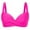 Hot Pink, variant on Gufahion Women's Bikini Top Swimsuit Top V Neck Bathing Suits Swimwear, XXL
