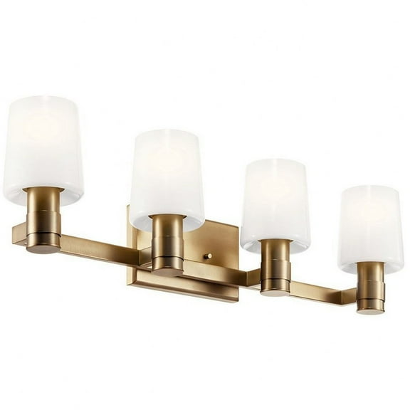 55177CPZ Kichler Lighting Adani - 4 Light Bath Vanity In Modern Style-8.25 Inches Tall and 30 Inches Wide-Champagne Bronze Finish