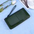 thumbnail image 3 of Narrster Women Wallet Zipper Buckle Clutch Purse Mobile Handbag Holder High Capacity Envelope Bag (Dark Green), 3 of 10