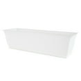 thumbnail image 1 of The HC Companies 24" Eclipse Window Flower Box with Removable Saucer, White, 1 of 11