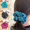 thumbnail image 2 of Gomas para el cabello de gran tamaño para mujer, bandas de goma para el cabello de seda satinada sólida, accesorios para lazos para el cabello, soporte para coleta Tan Jianjun unisex, 2 of 2