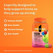 One A Day Teen Girl Multivitamin, Teen Gummy Vitamins for Girls, Skin Health Support 60 Count