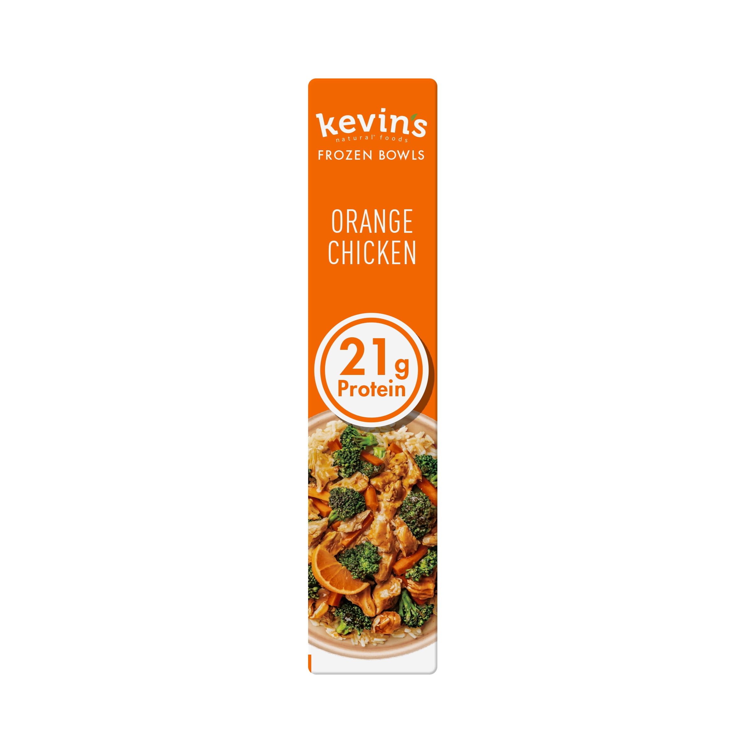 Kevin's Natural Foods Orange Chicken, Frozen, 9.5 oz Bowl