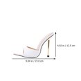 thumbnail image 3 of BRIGHTFUFU 1 par de zapatos puntiagudos de moda Sandalias de verano Tacones altos de verano Felotaje de banquete femenino, 3 of 7