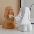 thumbnail image 1 of Napkin Box Nordic Style Stone Statue Nostril Tissue Box D, 1 of 5