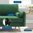 thumbnail image 5 of Sofa, Velvet, Green, Modern Contemporary Urban Design, Living Lounge Room Hotel Lobby Hospitality, 5 of 9