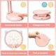 thumbnail image 4 of Lámpara de escritorio LED para niños, lámpara de noche con orejas de gato rosa para niñas, ajustable, 4 of 5