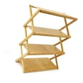 thumbnail image 3 of Estante Plegable de Madera, Estante de Almacenamiento Portátil de Múltiples Capas que Ahorra Espacio, Potente Soporte de Carga para Acampar Al Aire Libre, 3 of 8