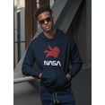 thumbnail image 2 of NASA Nasa Astronaut Silhouette Hoodie Men -NASA Designs, Male x-Large, 2 of 4