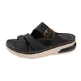 thumbnail image 5 of Rokment Orthopedic Platform Sandals for Women 2026 Comfortable Buckles Open Toe Memory Foam Wedge Walking Slides with Arch Support Beach Summer Black Size 6, 5 of 6