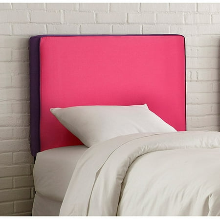 Skyline Furniture Upholstered Headboard, Twin, Fr. Pink/Purple