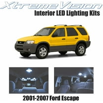 Xtremevision Interior LED for Ford Escape 2001-2007 6 Pieces Cool White Interior LED Kit   Installation Tool