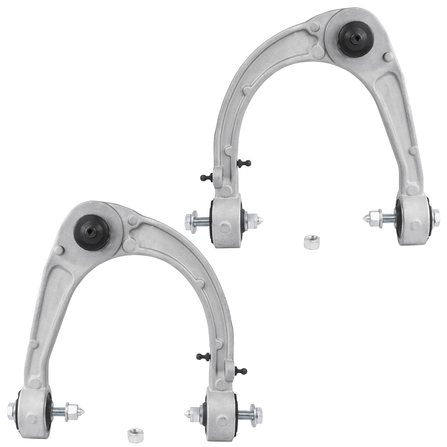 Detroit Axle - AWD 10pc Front End Suspension Kit for 2008-2014 Cadillac CTS, 4 Upper Lower Control Arms Ball Joints 4 Inner Outer Tie Rods 2 Sway Bars 2009 2010 2011 2012 2013