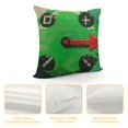 thumbnail image 4 of Creowell Decorative Throw Pillow Cover for Couch Sofa Black Round Home Decor Pillow case White, 4 of 5