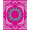 Pink, Pattern 2, variant on ODIKA 2x3 Machine Washable Non-Slip Area Rug, Starlight Wreath Loop Hook Kit Seasonal Project High Traffic Rug, Pink, 649664