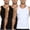 Black * 2 + White * 1, variant on 3 Pack Men's Compression Undershirt Tank Top Slimming Shapewear Tummy Control Compression Shirt Stretchy Body Shaper for men