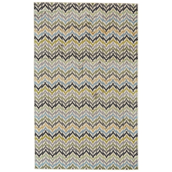 Feizy Aileen Cream Gray Area Rug 5 2 X 8 Rectangle Com