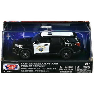 ミニカー POLICE FORCE 2022 Ford Police Interceptor Black & White Unmarked 