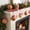 241#Orange, variant on Christmas Foam Ball Ornaments 6Pcs 3.2in, White Orange Sequined Baubles with Hanging Strings, Festive Tree Decorations for Holiday Party, Shatterproof Christmas Balls for Xmas Tree Display