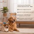 thumbnail image 3 of PawGroomers Essentials Double-Sided Pet Comb for Dogs & Cats, Blue (1 Pack), 3 of 6