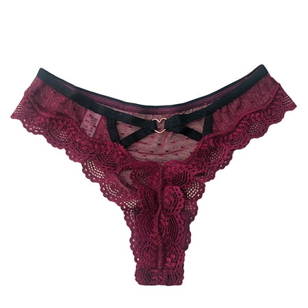 

ZMHEGW Tummy Control Underwear For Women Lace For Breathable Bikini Lightweight Soft Hipster S M L Xl Women s Crotchless Panties
