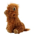 thumbnail image 4 of Highland Cow Brown Stuffed Animal Cute Stuff Fluffy Cattle Dolls Toys Figure Pillow Birthday Gifts for Kids Realistic Plush Decor, 4 of 9
