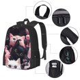 thumbnail image 2 of Fuzoiu Cute Kittens Group Portrait Print Large Capacity Backpack,Travel Backpack,Laptop Bag,College School Rucksack Bag,for School, Travel & Outdoor Activities, 2 of 6