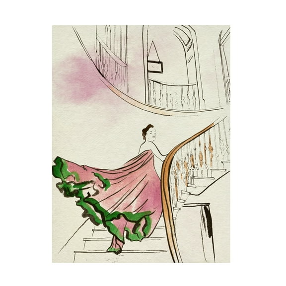 Trademark Fine Art Melissa Wang Back Glance I Canvas Wall Art