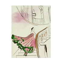 Trademark Fine Art Melissa Wang Back Glance I Canvas Wall Art