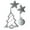 C, variant on LSLJS Christmas Window Lights with Sucker,Christmas Decorations, 9.4 inch Christmas Star Shape Colorful Pendant Lamp, Battery Operated 3 LED Hanging String Light Sucker Lamp Xmas Ornaments Baubles