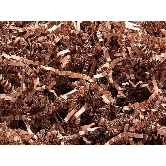 Pack of 1, Natural Tan Crinkle Cut™ Paper 40 Lb Spring-Fill Shred for Baskets, Basket Boxes, Bags, Containers & Nested Boxes