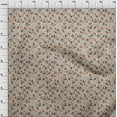 thumbnail image 4 of oneOone Viscose Jersey Brown Fabric Floral Sewing Fabric By The Yard Printed Diy Clothing Sewing Supplies 60 Inch Wide, 4 of 5