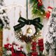thumbnail image 5 of 1Pcs Christmas Decoration Pendant - Bow Bells Flower Ring Door Hanging - Christmas Tree Pinecone Vines Ring Pendant - Wall Decoration, 5 of 6