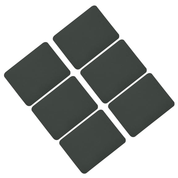 TUWAFE 6 Pcs Iron on Patches Fabric Repair Patches for Clothes Dark Grey,Easy Apply Heat Transfer Patches for Mending Jeans Jackets and Fabric Repairs