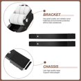 thumbnail image 2 of 2pcs Washing Machine Stand Movable Adjustable Base with Wheels Washer Lift for Dryer Refrigerator Fridge Home Appliances Black, 2 of 8