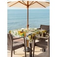 thumbnail image 2 of Outdoor Tablecloth with Umbrella Hole and Zipper, Spring Gnomes Square Table Cloth 54x54 Inch Waterproof Tablecloth, Retro Botanical Flowers Leaves Butterfly Picnic Table Cover for Patio Camping, 2 of 7