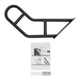thumbnail image 5 of 25" U-Shaped Handrails for Outdoor 1-3 Steps Wall Mount Handrail Grab Bar Black, 5 of 15