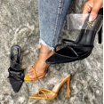 thumbnail image 2 of Zapatilla Sandalia de Tacon Casual para Dama Hanna MX  Elena Black, 2 of 2
