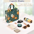 thumbnail image 5 of FORMRS Womens Corduroy Tote Bag Crossbody Shoulder Handbag with Pocket, Retro Floral Orange, 5 of 7