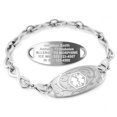 thumbnail image 1 of MedicEngraved Stainless Steel Custom Medical Alert Bracelet - 6mm Infinity Link, 1 of 8