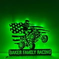 thumbnail image 3 of Handmadetneonsign US Quad Biker Metal Wall Art, Biker Racing Metal Sign Wall Decor, Home Wall Decor, 3 of 5
