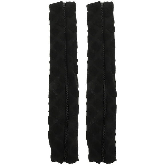 Tineasur 1Pair Office Chair Armrest Protector Black Stretch Sleeve Easy to Clean and Install
